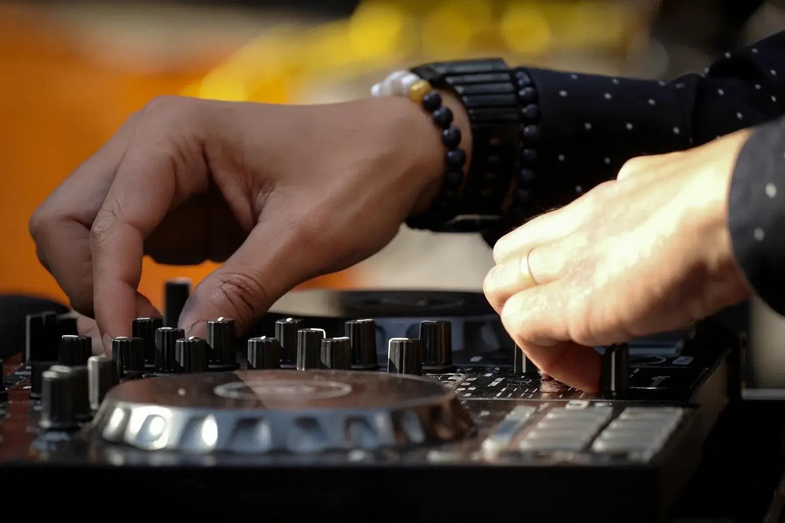 Man With DJ Person Image