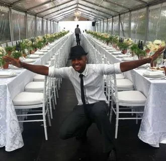 Men Enjoying at DJ Wedding Party