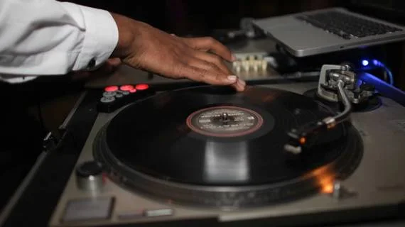 Man Playing Wedding DJ Image