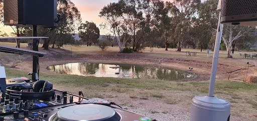 DJ on an Outdoor Wedding
