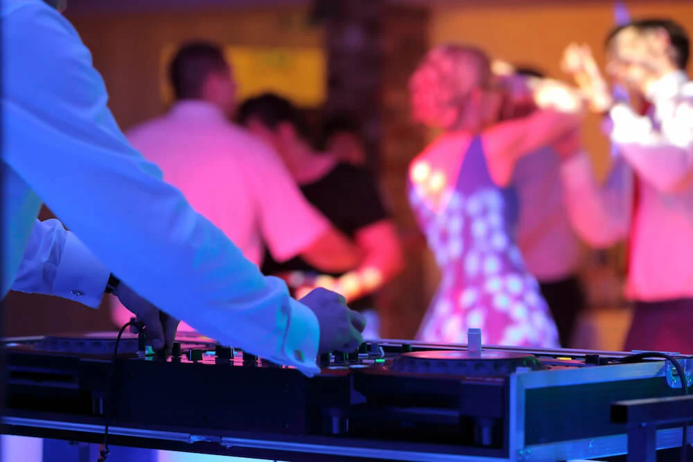 Man Playing Wedding DJ Image